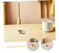 Sosoport 3pcs Realistic Honeybee Figurines Plastic Insect for Classroom Rewards Educational Science Projects and Bee Themed Birthday Party Favors and Interactive