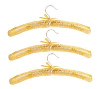 Sosoport 3Pcs Sponge Hangers for Clothes Traceless Soft Design Non Slip Clothes Hangers Wrinkle Organizers for Sweaters Blouses and More Space Saving