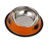 Sosoport 3pcs Stainless Steel Pet Food Bowl for Cats and Kittens Double Bowl for Food and Water Easy to Clean Pet Feeding Supplies