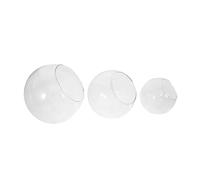 Sosoport 3pcs Terrarium Apothecary Jars for Terrarium Plants Air Plant Vase Micro Landscape Diy Bottle