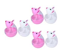 Sosoport 3sets Cat Puzzle Feeder Automatic Rolling Mouse Interactive Pet Feeder Toy 2pcs*3