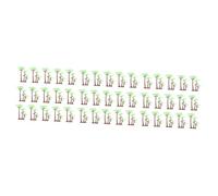 Sosoport 3sets Miniature Coconut Palm Cake Topper Decorations Micro Landscape Ornament for Cake Garden and Flower Pot Safe Party Supplies 50pcs*3