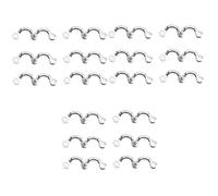 Sosoport 3sets Stainless Steel Parrot Foot u Shape Rings Bird Foot Chain Rings Small Lightweight Bird Ankle Accessories 6pcs*3