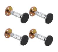 Sosoport 4 Pcs Adjustable Bedside Fixators Shake Furniture Stabilizers with Soft Pads for Beds Sofas Cabinets Protecting Walls and Preventing Sliding