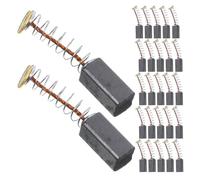 Sosoport 40pcs 5x5x11mm Carbon Motor Brushes Replacement Set for Electric Power Tools - Motor Brush Parts for Drills Grinders Cutting Machines - Repair Kit for Construction and Woodworking