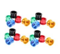 Sosoport 40pcs Colorful Homing Pigeon Leg Bands Bird Identification Rings for Racing Pigeons Parakeets and More Each