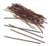 Sosoport 40pcs DIY Craft Branches Wooden Sticks Simple Structure Design Coffee Colour Decoration Sign Making for Tags and Decoration