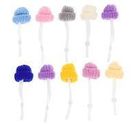 Sosoport 40pcs Mini Decorative Hats for Pets Adjustable Stylish Reptile Headwear for Chickens Snakes and Lizards for Christmas and Daily Wear