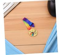Sosoport 4pcs Basketball Metal Awards Gold Medals with Neck Ribbon Zinc Alloy Creative Sports Prizes for School Tournaments Community Events and Team Spirit Celebrations