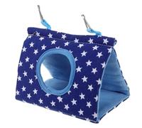Sosoport 4pcs Bird Nest Hammock for Parrots Breathable Plush Hideaway Bed Warm Cozy Hanging Bird House for Pets for Cockatiels Lovebirds and Budgies