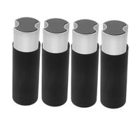 Sosoport 4pcs Black Frosted Blind Cord Weight Pull Ends for Window Shades Weighted Handles with Pull Beads Easy to Install Cord Knob Replacements for Secure Blind Fixing and Wind Protection
