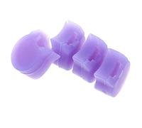 Sosoport 4pcs Clarinet Glove Support Cushion Key Thumb Cover Pads Playing Accessories Rest Sleeve Clarinet Supplies Instrument Part Clarinet Supply Silica Gel Purple