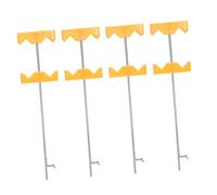 Sosoport 4PCS Eyeglass Lens Tinting Clip Lightweight Plastic Holder Fit Eyewear Coloring Tool for Outdoor Activities DIY Style Transformation