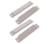 Sosoport 4pcs Heavy Duty Plastic End Caps for Truck E-track Rail, Cargo Vehicle Guard Panel Protector Covers, Easy Install Truck Bed Partition Accessories for Trailer Logistics