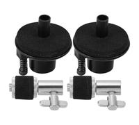 Sosoport 4pcs Hi-hat Clutch and Adjustable Cymbal Seat Holder Heavy Duty Hi Hat Hardware for Jazz and Rock Drummers Quick Release Stable Cymbal Stand Parts for Touring and Practice