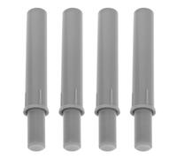 Sosoport 4Pcs Hydraulic Lid Damper Silent Soft Close Piston for Trash Can Replacement, Adjustable Force Range 5-100N, Quiet Wastebasket Lid Closer for Kitchen and Household Use