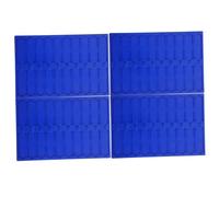 Sosoport 4pcs Microscope Slide Holder Slot Thickened Plastic Drying Board Ventilated Storage Tray for Faster Sample Drying Sturdy Lightweight Design for Lab Research and Teaching Use