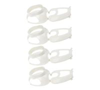 Sosoport 4pcs Pigeon Holder Feeding Bracket Plastic Thickened Carrier for Medicine Injection Eye Observation and Foot Ring Replacement Stable Bird Support Rack