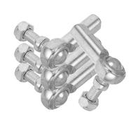 Sosoport 4pcs Threaded Precision Ball Joint Tie Rod Ends for Atv Quad Go Kart Dirt Bike Scooter Heavy-duty Corrosion-resistant Suspension Rod Ends Easy Installation for Accurate Offroad