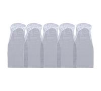 Sosoport 5-Pack Disposable Flight Covers for Seat 131x47cm White Non-Woven Fabric, Lightweight Protective Barrier for Airplane and Car Repair