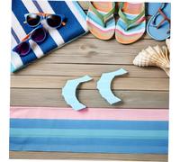 Sosoport 5 Pairs Swim Hand Paddle Hand Paddles Swimming Silicone Swimming Training Sky-blue Silica Gel