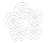 Sosoport 5 Pcs Fermenting Press Plates for Pickle Jars Uniform Pressure Mesh Weights for Pickling Vegetables Kimchi and Brewing Wine Versatile Jar Press Tool for Fermenting and Pickled