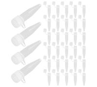 Sosoport 50Pcs 1.5Ml Polypropylene Micro Centrifuge Tubes with Screw Caps and Conical Bottom, Laboratory Plastic Test Tubes for Sample Storage and Chemical Analysis