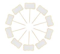Sosoport 50pcs Food Safe Cheese Markers with Blank Toothpick Flags for Party Buffet and Charcuterie Boards Easy to Personalize Food Tags for Wedding Birthday and Appetizer Decorations