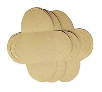 Sosoport 50Pcs Kraft Paper CD Sleeves Vintage Classic Style Recycled Kraft Board Protective Holder for CD DVD Storage Suitable for Birthday Business Gifts and Celebrations