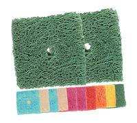 Sosoport 50pcs Natural Loofah Chewing Toys for Hamsters Rabbits Guinea Pigs Small Animals Pet Care Random Color