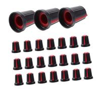 Sosoport 50pcs Potentiometer Knob Caps Replacement for Guitar Volume Control Easy to Install Versatile for Various Electronic Devices Markings for Easy