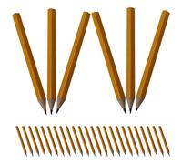Sosoport 50pcs Small Wooden Hexagonal Pencils for Students, Multi-use Writing and Drawing Pencils with Short Pocket Size, School Supplies for Office and Art