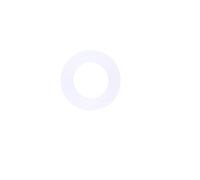 Sosoport 50pcs White Silicone Washer Seal Rings with Abrasion Resistance and Waterproof Features, round Shape for Leak Prevention in Plumbing and Industrial Use
