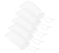 Sosoport 5pcs Aquarium Filter Media Bags Ultra Fine Mesh Microns Drawstring Reusable Nylon Filter Bags for Fish Tank Mesh