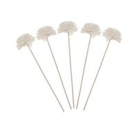 Sosoport 5pcs Aromatherapy Dried Flowers Straight Rattan Reed Sticks for Essential Oil Diffuser Flower Shape Decor for Home Office Use Natural Fragrance Reed Diffuser Accessories