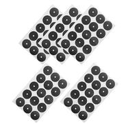 Sosoport 5Pcs Black Snooker Pool Table Marker Dots Stickers Round Spot Billiard Cloth Fixing Stickers for Precise Ball Positioning Training and Repair Accessories