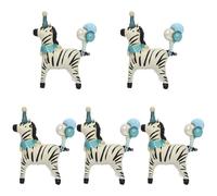 Sosoport 5pcs Circus Theme Horse Balloons Foil Circus Balloon Decorations with Effortless Setup and Easy to Inflate for Animal Themed Parties and Carnival Celebrations