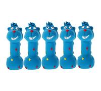 Sosoport 5pcs Dog Chew Toy for Puppies Animal-shaped Teething Plaything Safe and Latex for Grinding Teeth and Keeping Pets Engaged