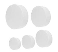 Sosoport 5Pcs Foam Cake Models Reusable Practice Molds for Decorating Skills with Smooth Surface Various for Fondant Buttercream Wedding Cake Designs