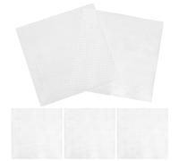 Sosoport 5pcs Plastic Mesh Sheets Embroidery Mesh Sheets Smooth Surface Multi-Purpose White Plastic Canvas for DIY Weaving Bag Craft Beginners