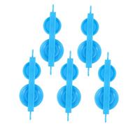 Sosoport 5pcs Plastic Pulley Teaching Tool Set for Students Fixed and Movable Pulleys for Physics Experiments School Supplies Educational Learning