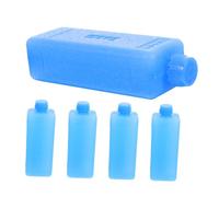Sosoport 5pcs Reusable Ice Packs for Air Conditioner and Cooler Bags Compact Freezer Blocks for Fresh Keeping Portable Food Preservation for Home Office Picnic and Outdoor Use