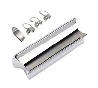 Sosoport 5Pcs Stainless Steel Guitar Slide Finger Picks Hard Chrome Plated for Electric Guitar Convenient Storage Tone Sustain for Guitar DIY Kits