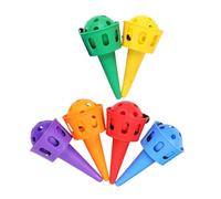 Sosoport 6 Pcs Catch Balls Set for Outdoor Games Interactive Toss and Catch for Backyard Park Beach Indoor Family Play Enhancing Hand Eye Coordination and Active Fun