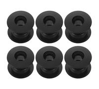 Sosoport 6 Sets Table Foosball Bushings Replacement, 30mm Hole Diameter Football Board Bearings for 1.4m Tabletop Soccer Game Accessories, Foosball Bearing Rod Covers for Game Room
