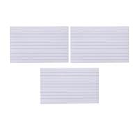 Sosoport 600Pcs Small 3X5 Inch Double-Sided Lined Index Cards White for Study and Home Office, Ruled Mini Flashcards for Student Note Taking and Learning Aids