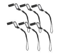 Sosoport 6pcs Comfortable Cane Wrist Straps with Lost Feature Reusable Crutch Lanyards for Elderly Lightweight Walking Stick Bands with Name Tag for Outdoor Safety and Visibility