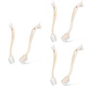 Sosoport 6pcs Dual-brush Head Shoe Brush Bird Cage Cleaner Laundry Scrubber Hard Bristle Sink Crevice Cleaning Tool