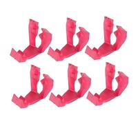 Sosoport 6PCS Food Finger Tongs Heat Resistant Plastic Clips for Eating Meal Prep Kitchen Use Keep Fingers Clean and Hygienic Food Handling Tool