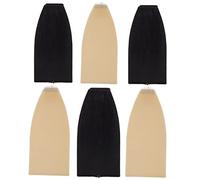 Sosoport 6Pcs Lightweight Plastic Cello Bow Tips Violin Bow Parts Precise Movement Black and White Cello Fittings for Violinists Musical Instrument Accessories